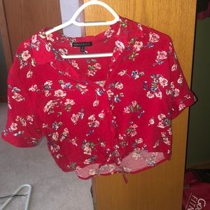 Floral crop top from Kendall and Kylie